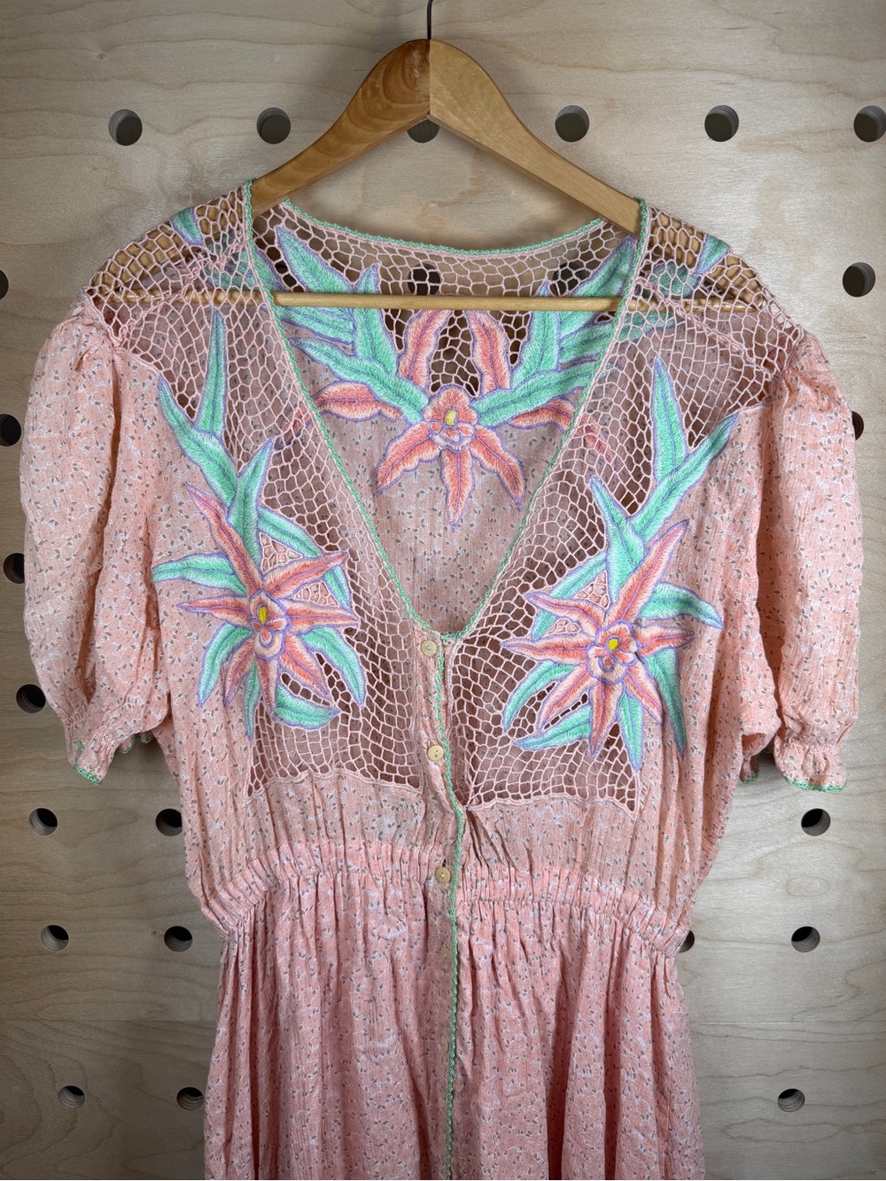 Chasing Unicorns Embroidered Maxi Dress | Boho Cotton Dress